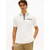 Tommy Hilfiger Classic Fit Tipped Towelling Zip Polo Shirt