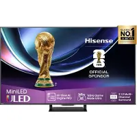 Hisense 55U7Q PRO - 55 Diagonal klass U7Q Pro Series LED-bakgrundsbelyst LCD-TV - ULED Mini LED - Smart TV - VIDAA - 4K UHD (2160p) 3840 x 2160 - HDR - Quantum Dot, Mini-LED PRO - svart, kolgrå