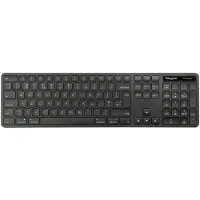 Targus EcoSmart - Tangentbord - full size - antimikrobiell - trådlös - Bluetooth 5.0, 2.4 GHz - QWERTY - Nordisk - svart