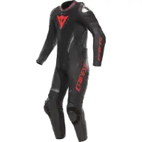 Dainese Demon Sprint perforerad endelad motorcykelläderdräkt