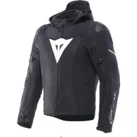 Dainese Super Sprint Air Textiljacka Svart/Vit 60 Herrar sort