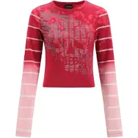 Ed Hardy T-shirt rosa / röd / vit