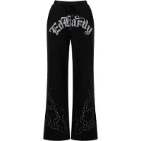 Ed Hardy Byxa ljusgrå / svart