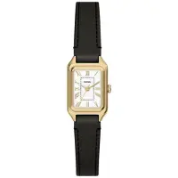 Fossil Analog klocka guld / svart