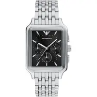 Giorgio Armani Analog klocka svart / silver