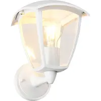 TRIO Lighting Vägglampa utomhus VENTA, dimbar, Vitt / opal, Aluminium / grå / zink, Utomhusvägglampa