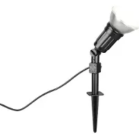 TRIO Leuchten Utomhus spotlampa Caceres, svart, plast, IP44, vinklingsbar Caceres, Svart, Syntetmaterial, Modern