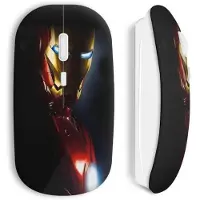 CAPACHEAP Souris sans fil iron man black red