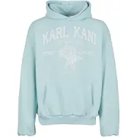 Karl kani Sweatshirt 'Street Academy' aqua / vit
