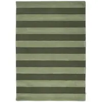 Classic collection Stripe Boucle matta 200 x 300 cm grön