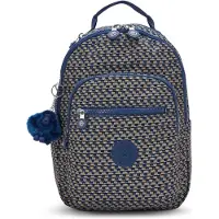 Kipling Ryggsäck 'Seoul S' pastellblå / mörkblå / taupe