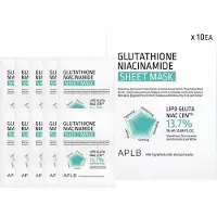 APLB Gluthathione Niacinamide Sheet Mask Ansiktsmask 10 x 25 ml