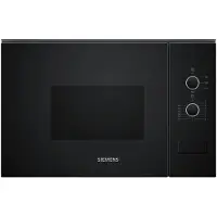 Siemens iQ300 BF520LMA1 - Mikrovågsugn - inbyggd - 20 liter - 800 W - svart