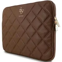 GUESS Quiltat 4G-skydd för en 14" bärbar dator - brun