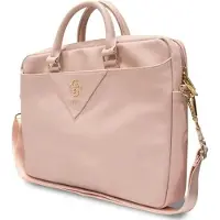 GUESS Triangle 4G-väska för en 16" bärbar dator - rosa