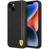 Ferrari FEHCP14MAXBK iPhone 14 Plus 6,7" svart/svart hårdplastfodral Carbon