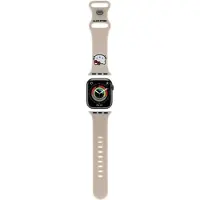 Hello Kitty Silikon Kitty Head armband för Apple Klocka 38/40/41mm - beige