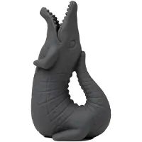 Scrunch Vattenkanna - 18,5x11 cm - Silikon - Krokodiler - Antrac - - One Size - Vattenkanna