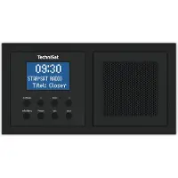 Technisat Uttagsradio DIGITRADIO UP 1 DAB+, FM Väckningsfunktion, inkl. högtalarlåda Svart