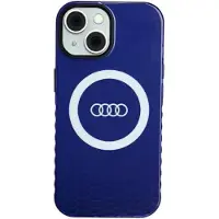 Audi IML Big Logo MagSafe-fodral för iPhone 15 / 14 / 13 - blå