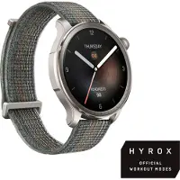 Xiaomi Amazfit Balance - Aluminiumlegering - smart klocka med rem - nylon - handledsstorlek: 150-210 mm - display 1.5 - Bluetooth, Wi-Fi - 35 g - sunset gray