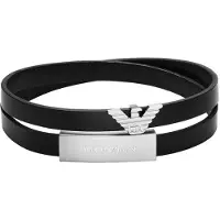 Emporio Armani Armband svart / silver