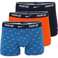 Nike Underwear Boxershorts 'Everyday' blå / mörkorange / svart / off-white