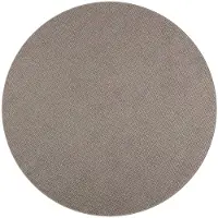 vidaXL Områdesmattor Rund LUGO Taupe Ø 160 CM Polyester