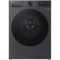 LG F2X50S9TBB - Tvättmaskin - Wi-Fi - bredd: 60 cm - djup: 53.5 cm - höjd: 85 cm - frontmatad - 9 kg - 1200 rpm - mattsvart
