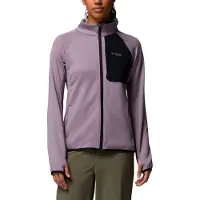 Columbia - Fleece dam - Triple Canyon Grid Fleece FZ Shale Purple för UnisexNylon - Storlek S - Lila