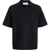 Jack & jones Nantucket Knit Split Neck Kortärmad Polotröja