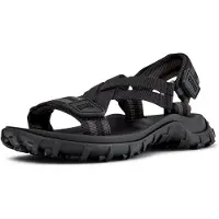 Camper för kvinnor. K201879-001 Drift Trail Sandaler svart (38), Karta, Kardborreband, Casual, Utomhus, Återvunnen polyester