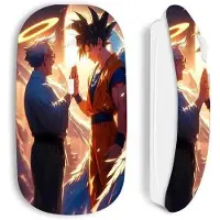 CAPACHEAP Trådlös mus - Maniacase - Akira Toriyama - Goku - Optisk - Nano USB-mottagare - Vit