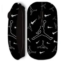 CAPACHEAP Mus - Air Jordan - Svart Vit - Trådlös - Optisk - Nano USB-nyckel wifi