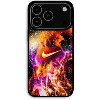 CAPACHEAP Fodral För iPhone 17 Pro Nike färgglad målning Maniacase svart