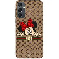 CAPACHEAP Telefonfodral - MANIACASE - Samsung Galaxy A34 - Silikon - Mjukt - Minnie Gucci