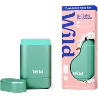 Wild Aqua Case Fresh Cotton & Sea Salt Deo Starter Pack 40g
