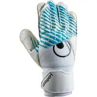 Uhlsport Målvaktshandske Fangmaschine CyberTec Soft Pro - Vit/Cyber Blå/Svart, storlek 10