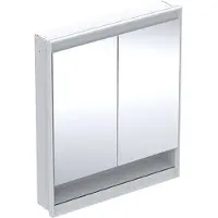 Geberit Spegelskåp ONE inbyggd hylla 90x75x15 vit