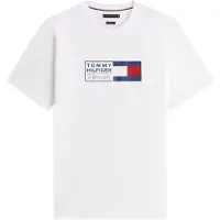Tommy Hilfiger Logo Jersey Crew Neck T-Shirt