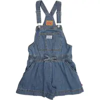 Levi's Hängselbyxa blå denim