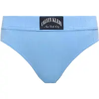 Calvin Klein Underwear String 'Heritage Classic' beige / marinblå / ljusblå