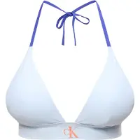 Calvin Klein Halter Triangle Bikini Top CK Monogram