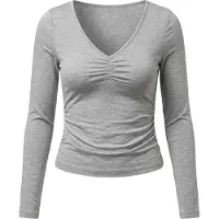 STUDIO SELECT T-shirt 'Stina' gråmelerad