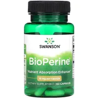 Swanson Health Bioperin, 10 mg, 60 kapslar