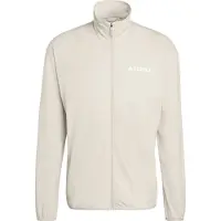 Adidas - Vandringskläder - Multi Climawarm FZ Fleece Jkt M Wonder Alumina för Unisex - Storlek S - Beige