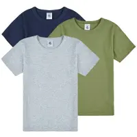 Petit Bateau T-shirts med korta ärmar 3 TEE SHIRTS MC flickor - Flerfärgad - 4 år