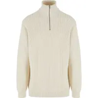 Urban Classics Rib Basic Halv Dragkedja Tröja