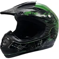MCU-Sport Barn Crosser-hjälm Phantom Green str. M