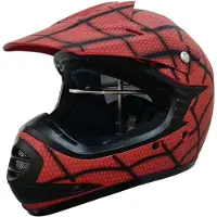 MCU-Sport Barn Crosser-hjälm SpiderRed str. XL